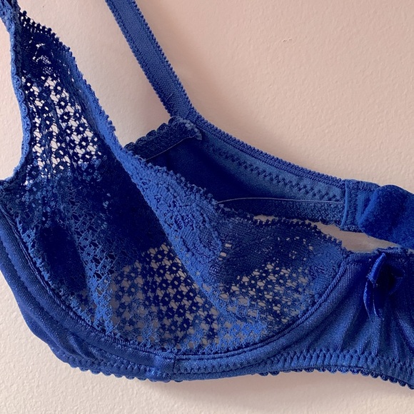 Timpa lace duet bra underwire Blue 32 - Picture 1 of 10